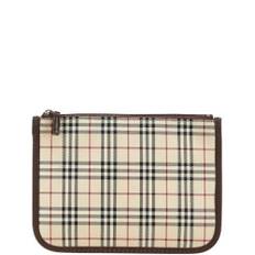Burberry Vintage, Pre-owned, Dam, ONE Size, Pre-owned Canvas necessrer
