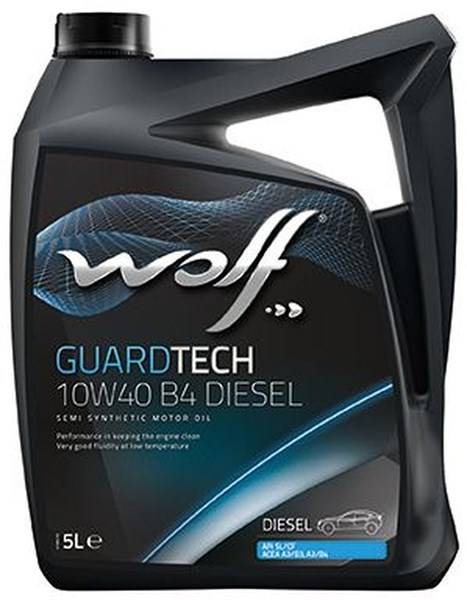 MOTOROLJA WOLF GUARDTECH 10W-40 A3/B3, A3/B4 DIESEL,5L WOLF - bmw, maserati, rover, honda, dacia, land rover, jeep, subaru, volvo, ssangyong, alpina,