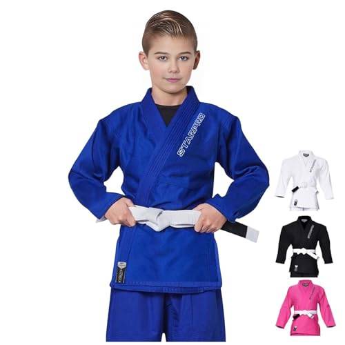 Starpro | Evolve Kids Preshrunk Jiu Jitsu Gi, BJJ Gi Men | Many Sizes & Colors | Junior BJJ Gi, Brazilian Jiu Jitsu Gi