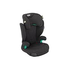 Graco Affix i-Size R129 med ISOFIX hög rygg booster bilstol med kopphållare, lämplig från 100–150 cm (ca. 3,5 till 12 år), midnattsmode