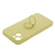 Etui med ringholder til iPhone 16 - Gul