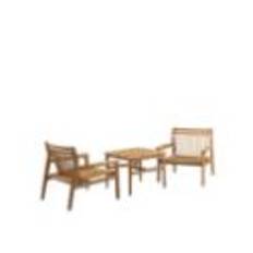 FDB Møbler Sammen Loungesæt M6+M19 - Massiv Teak/Olieret Natur