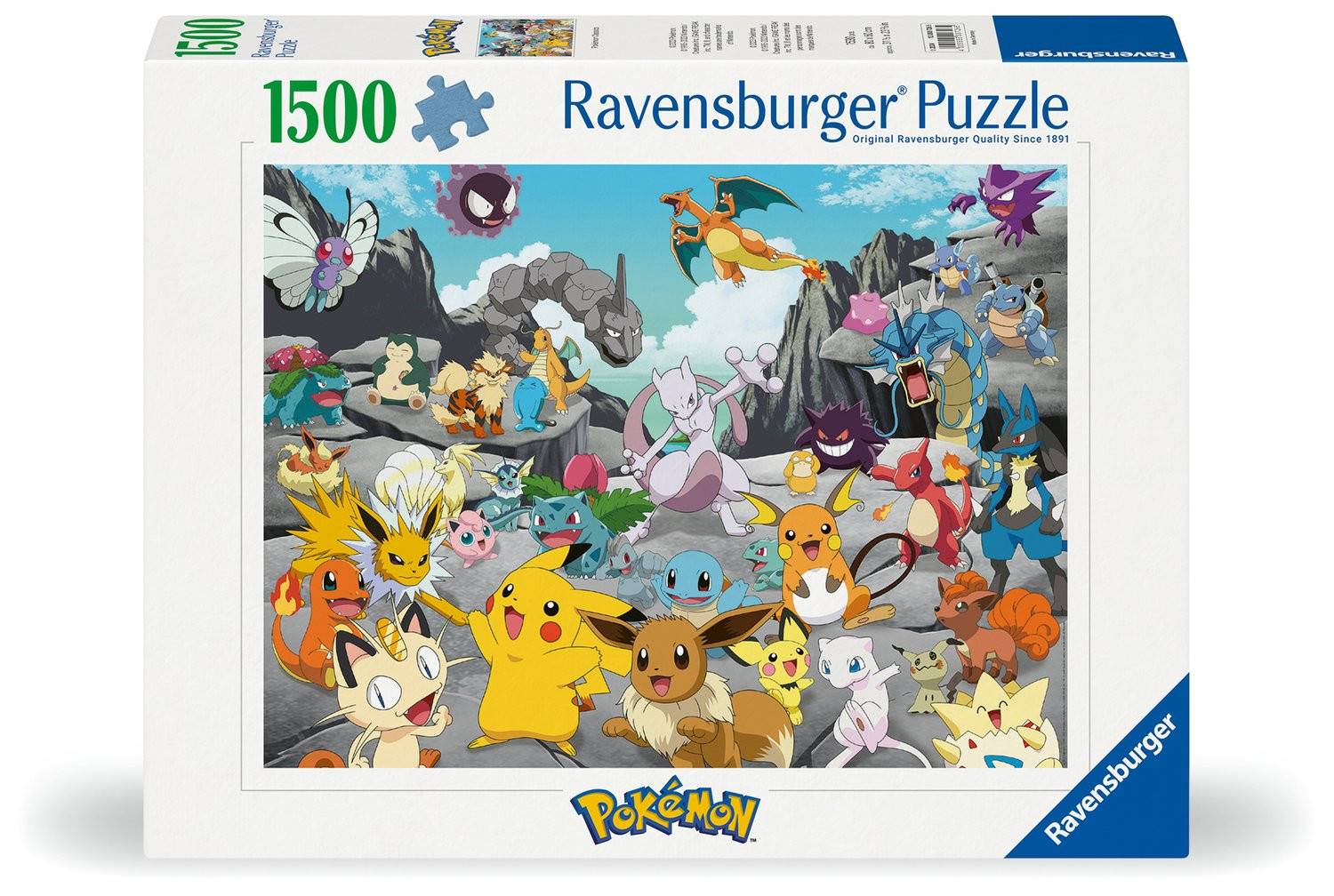 Pokemon Classics Pussel 1500 bitar - Pokemon - Leksaksaffären