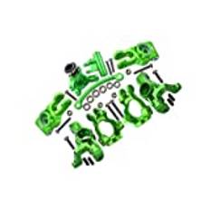 Losi 1/10 Lasernut U4 Tenacity LOS03028 Aluminium Upgrade Parts Combo Set A (Front C-Hubs + Front & Rear Knuckle Arms + Steering Assembly) - Green