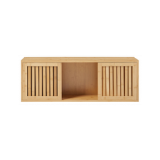 RUMS Væghylde i bambus H33 x B92,5 x D20 cm - Natur