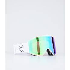 Dope Sight Skidglasögon Man - White/Green Mirror - Vit