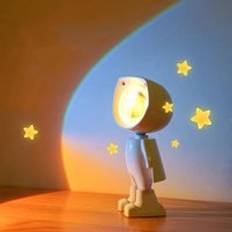 2023 New Mini Led Sunset Lamp Living Room Floor Astronaut Robot Sunset Projector Lamp