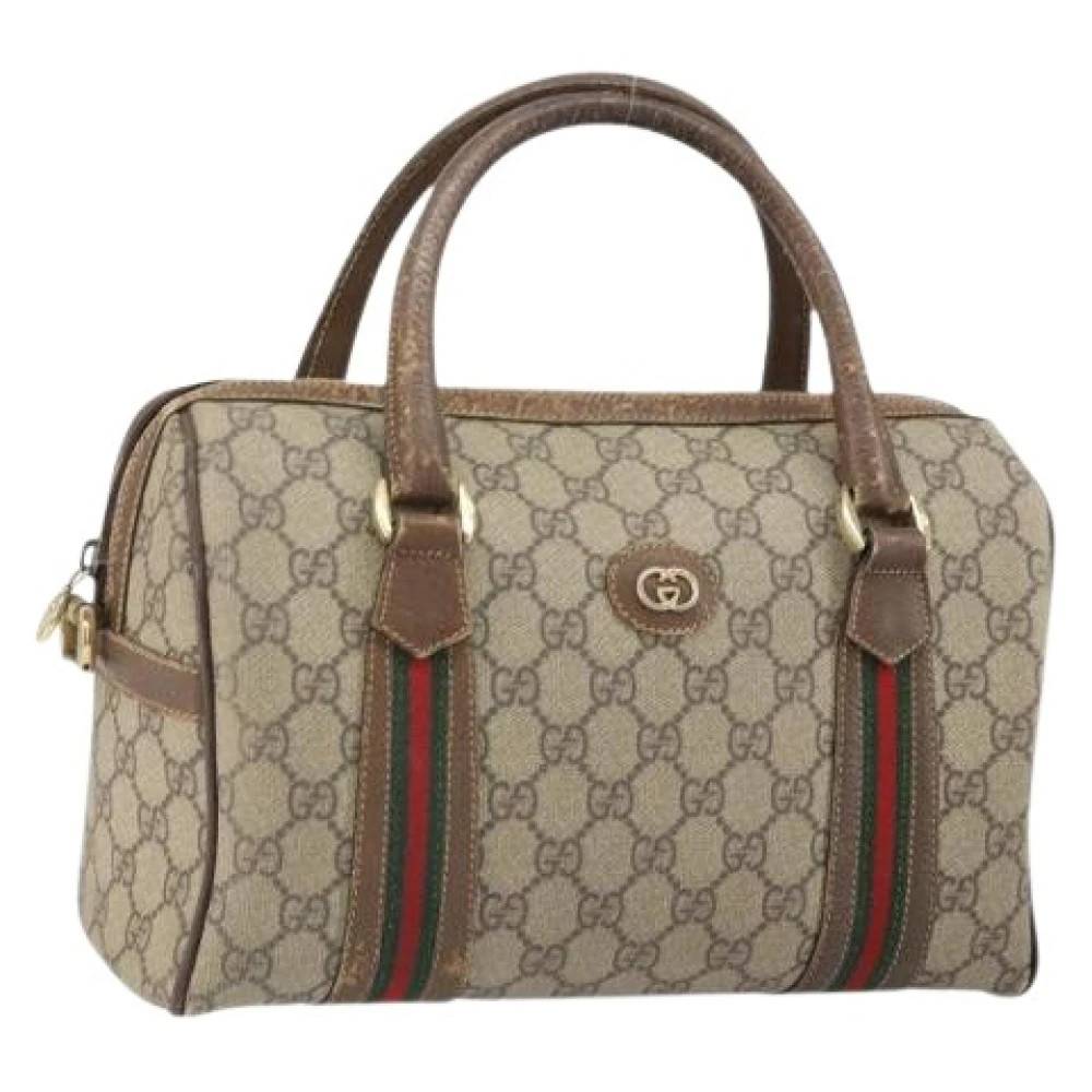 Gucci Vintage Pre-owned Plastik Håndtaske - Vintage - Dame - Beige - ONE SIZE -