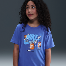Nike Sportswear-T-shirt til større børn - blå - blå