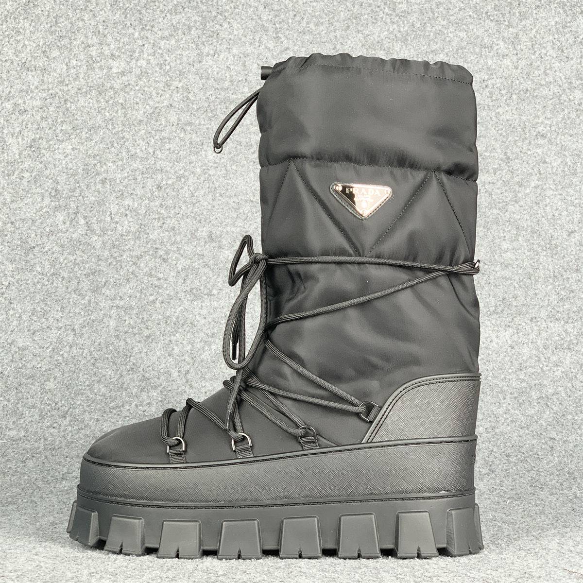 Prada Recycled Nylon Moon Boots - (W) EUR 36 • US 5 • UK 2
