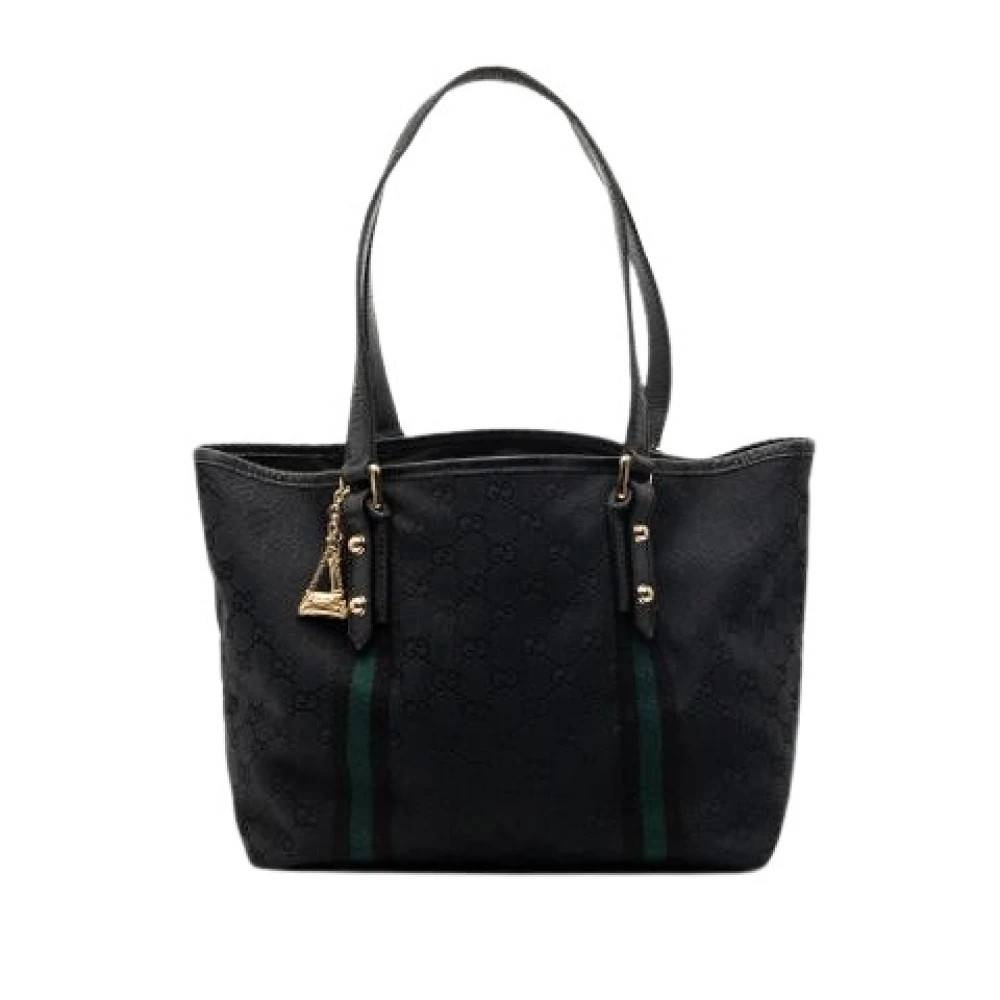 Gucci Vintage Pre-owned Jolico Tote Bag - Vintage - Dame - Sort - ONE SIZE - Uld