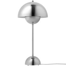 &Tradition Flowerpot Vp3 Bordlampe Krombelagt - Bordlamper Belagt Stål Chrome-Plated - 133084A274