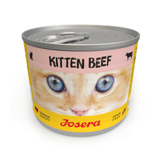 JOSERA Kitten Nötkött våtfoder för kattungar burk 200g
