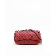 Chanel Classic Single Flap Bag - Red - 19x29x10 cm