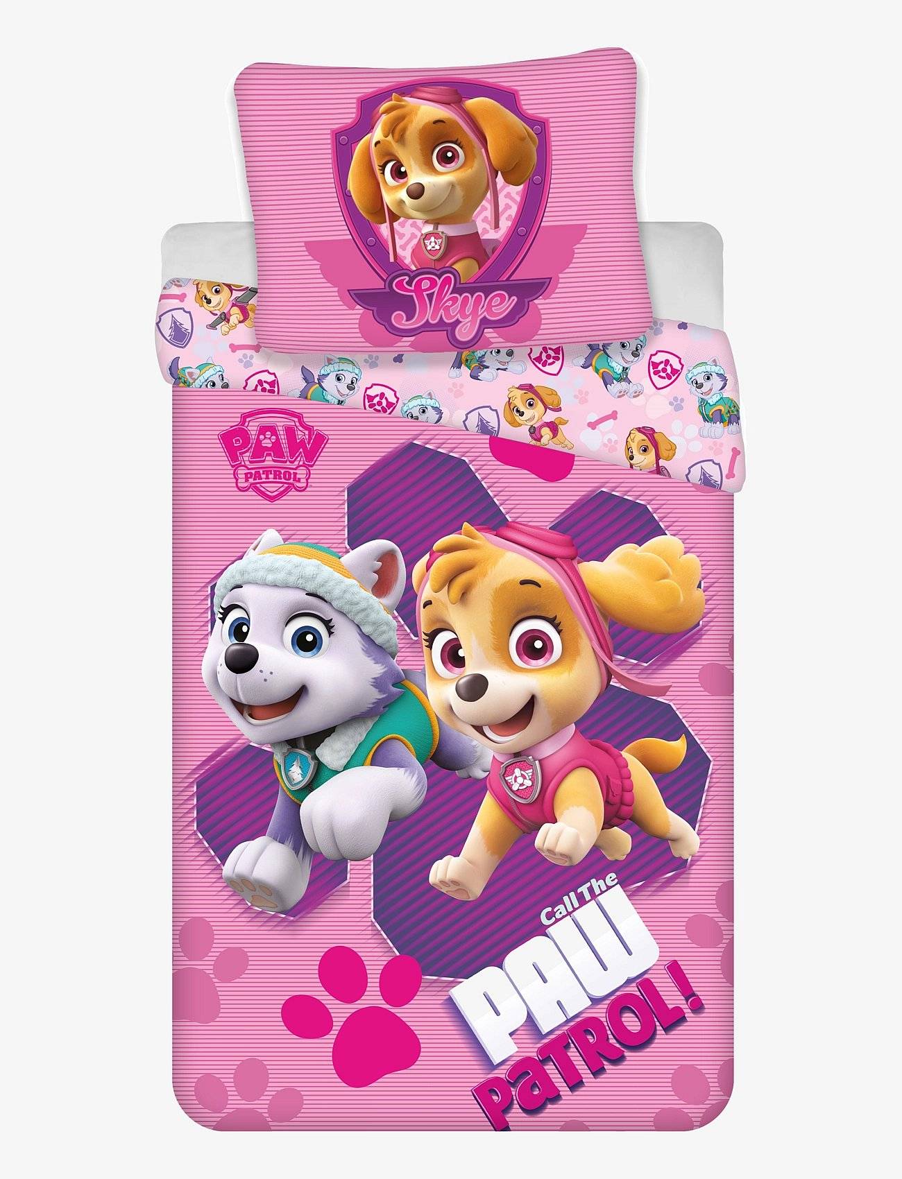 Paw Patrol Bed Linen Paw Patrol Pp 1105 - 140X200, 70X90 Cm - Pink - 140X200.70X90