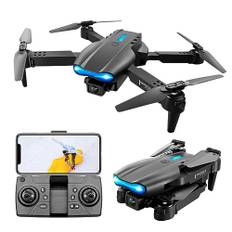 Vikbar Mini RC-drönare, Quadcopter för Att Undvika Hinder, HD Dual Camera 4k Aerial Photography RC-flygplan, Support Wifi-app, Presenter för Barn och Vuxna