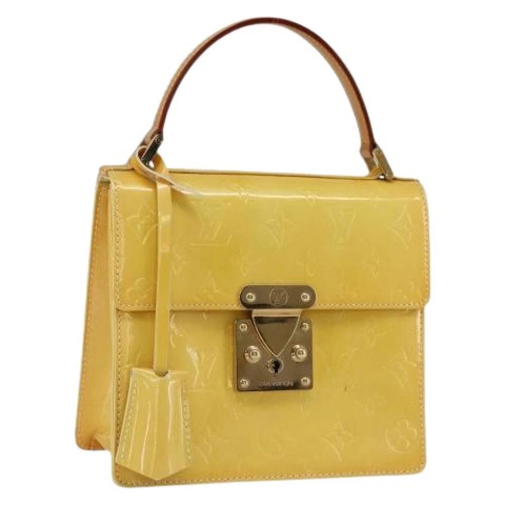Louis Vuitton Vintage Pre-owned Vintage Håndtaske - Vintage - Dame - Gul - ONE SIZE - Uld