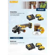 DeWALT Vinkelsliber inkl 100 skæreskiver (DWVINKELSLIBERSET)