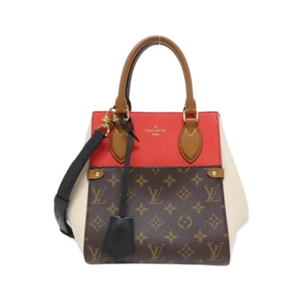 Louis Vuitton Vintage Pre-owned Monogram Håndtaske - Vintage - Dame - Flerfarvet - ONE SIZE - Uld
