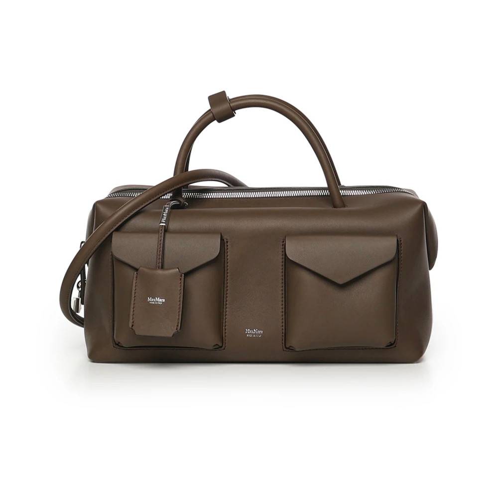 Max Mara Bauletto Stor Weekendtaske- stor - Tasker - Dame - Brun - ONE SIZE - Uld