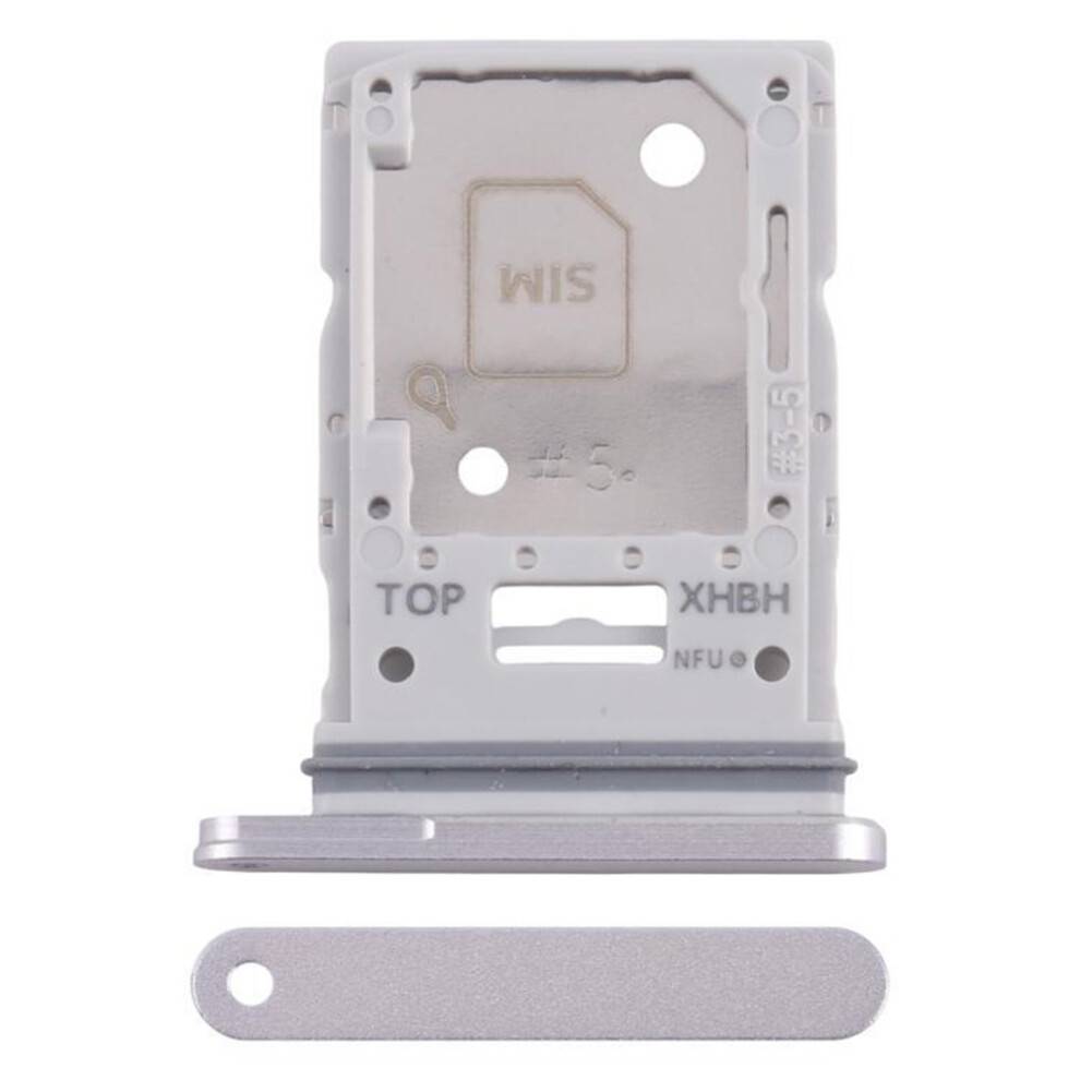 (silver) Til Samsung Galxy Tab S10+ / S10 Ultra SIM + Micro SD-kortbakke