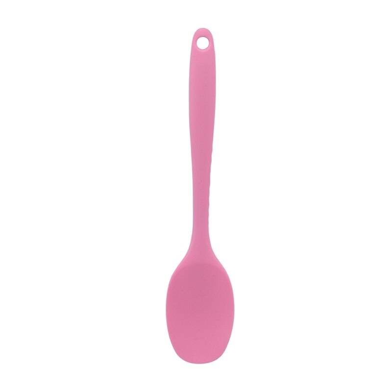 Värmebeständig Silikonskrapa med Integrerat Handtag - Rosa