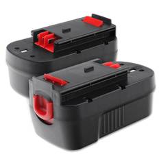 2x CELLONIC® A18, 244760-00, A1718, A18E, HPB18, HPB18-OPE batteri för Black & Decker Firestorm FS18/FS1800/FS1800CS/FS1800D trådlösa verktyg med 18V, 3Ah och NiMH