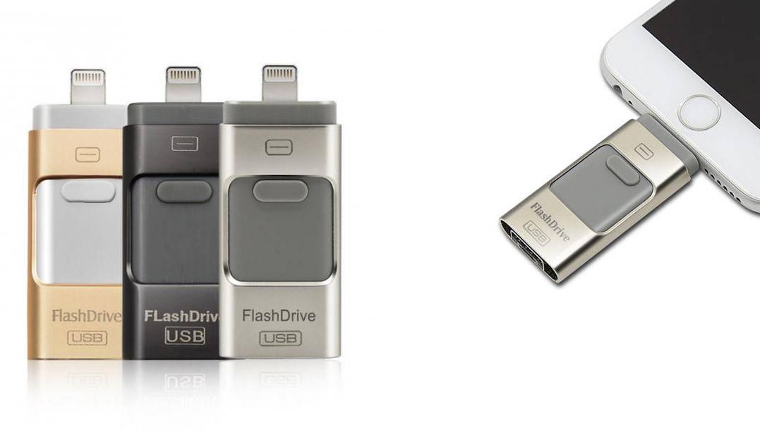 32GB Externt USB-minne till iPhone/iPad, Samsung och dator