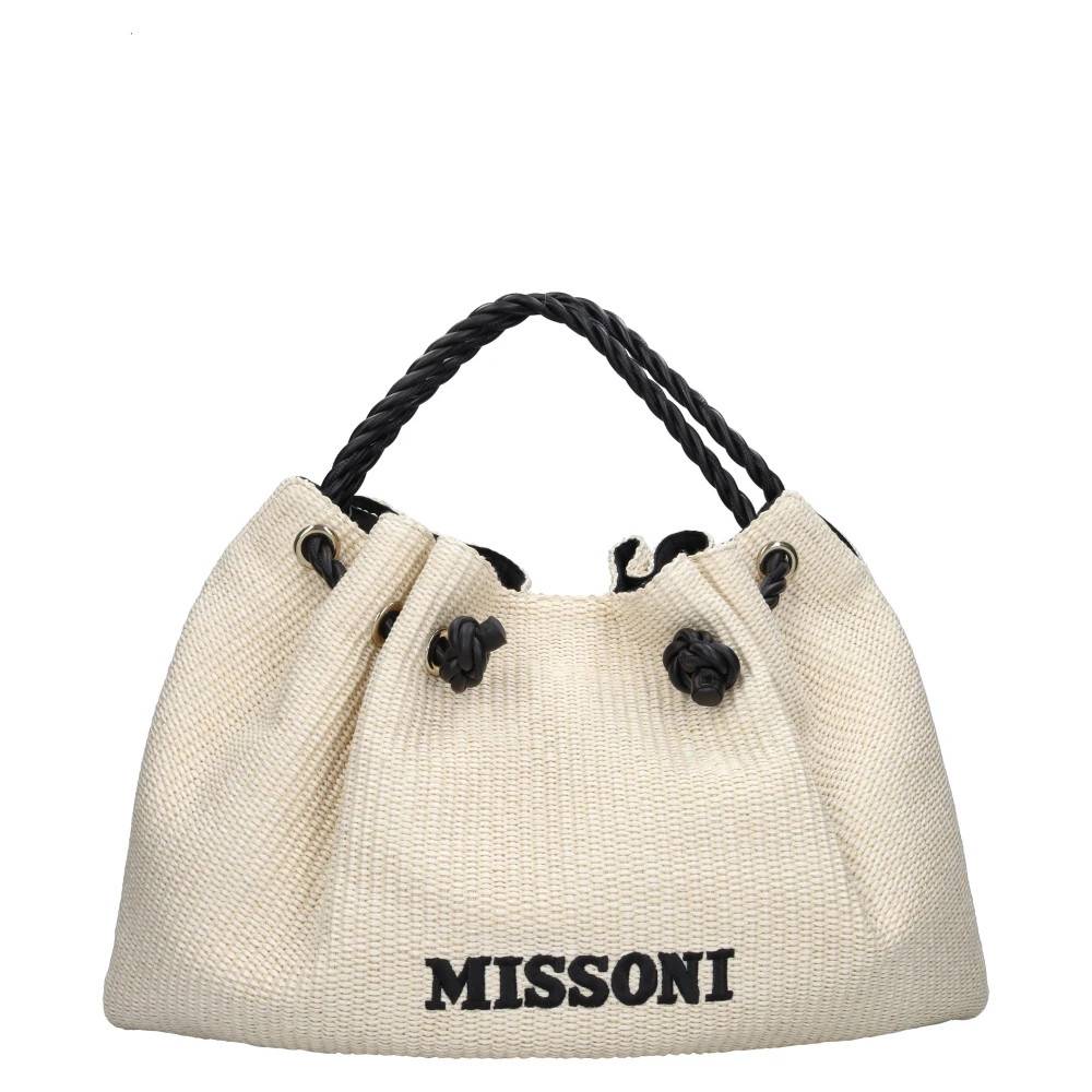Missoni Raffia Taske - Tasker - Dame - Hvid - ONE SIZE - Læder