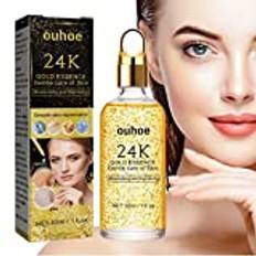 24k guld Essence | Pure Gold Essence Gold Flakes - Bästa åldrande ansiktsserum guld för kvinnor fuktgivande, lyftande, ljusare mot rynkor, fina linjer och ärr ble