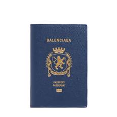 Logo Leather Passport Holder