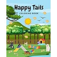 Happy Tails Coloring Book - Pocketbok