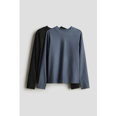 Sort/Mørkegrå 2-pak badetrøje med UPF 50 - Size: 170 (14Y+) - H&M