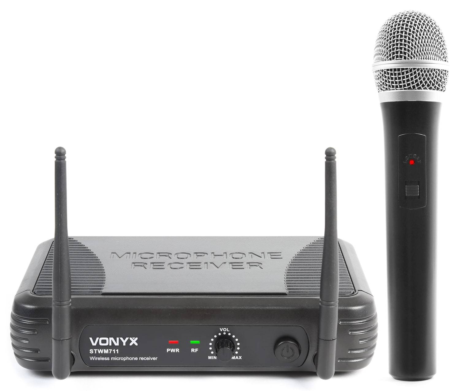 FYNDHÖRNAN /Vonyx STWM711 trådlöst mikrofonsystem VHF 1kanal, STWM711 mikrofon 1ch Komplett trådlöst mikrofonsystem 1ch. SKY-179.185