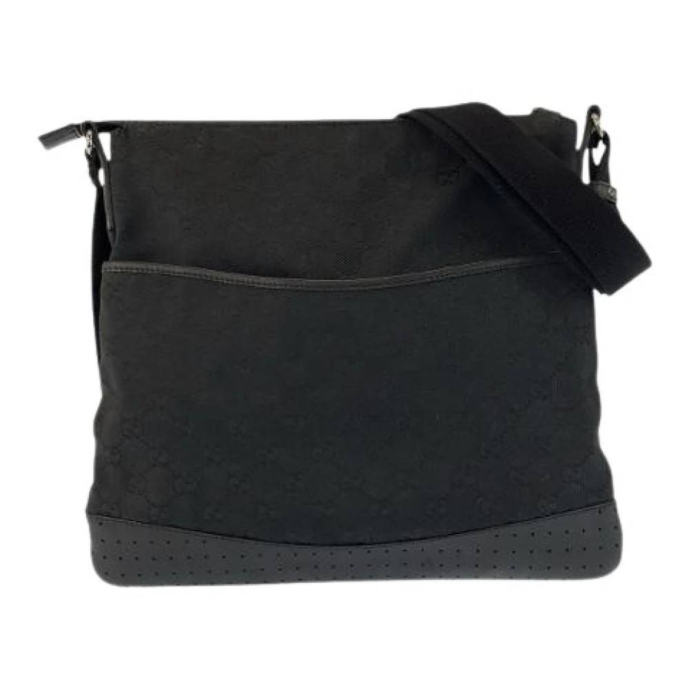 Gucci Vintage - Pre-owned GG Canvas Läder Axelremsväska Vintage - Dam - ONE Size - Läder