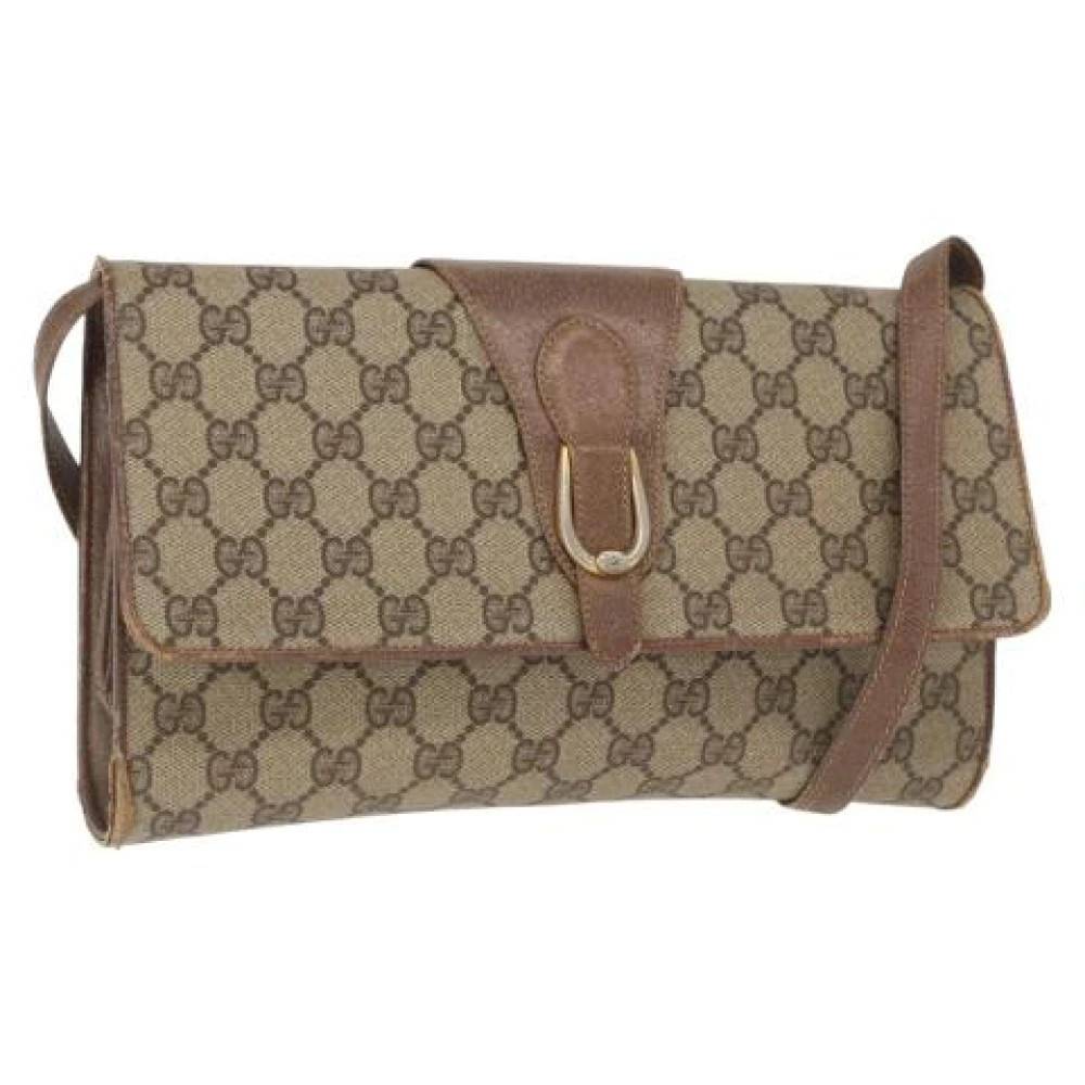 Gucci Vintage Pre-owned Plastic Cross Body Taske - Vintage - Dame - Beige - ONE SIZE -