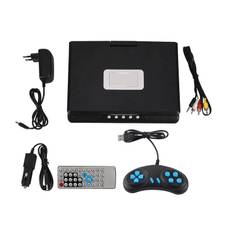Rotatable 9 Inch Portable LCD Widescreen DVD Video Player FM Radio Game Storage USB AV CD EU PLUG