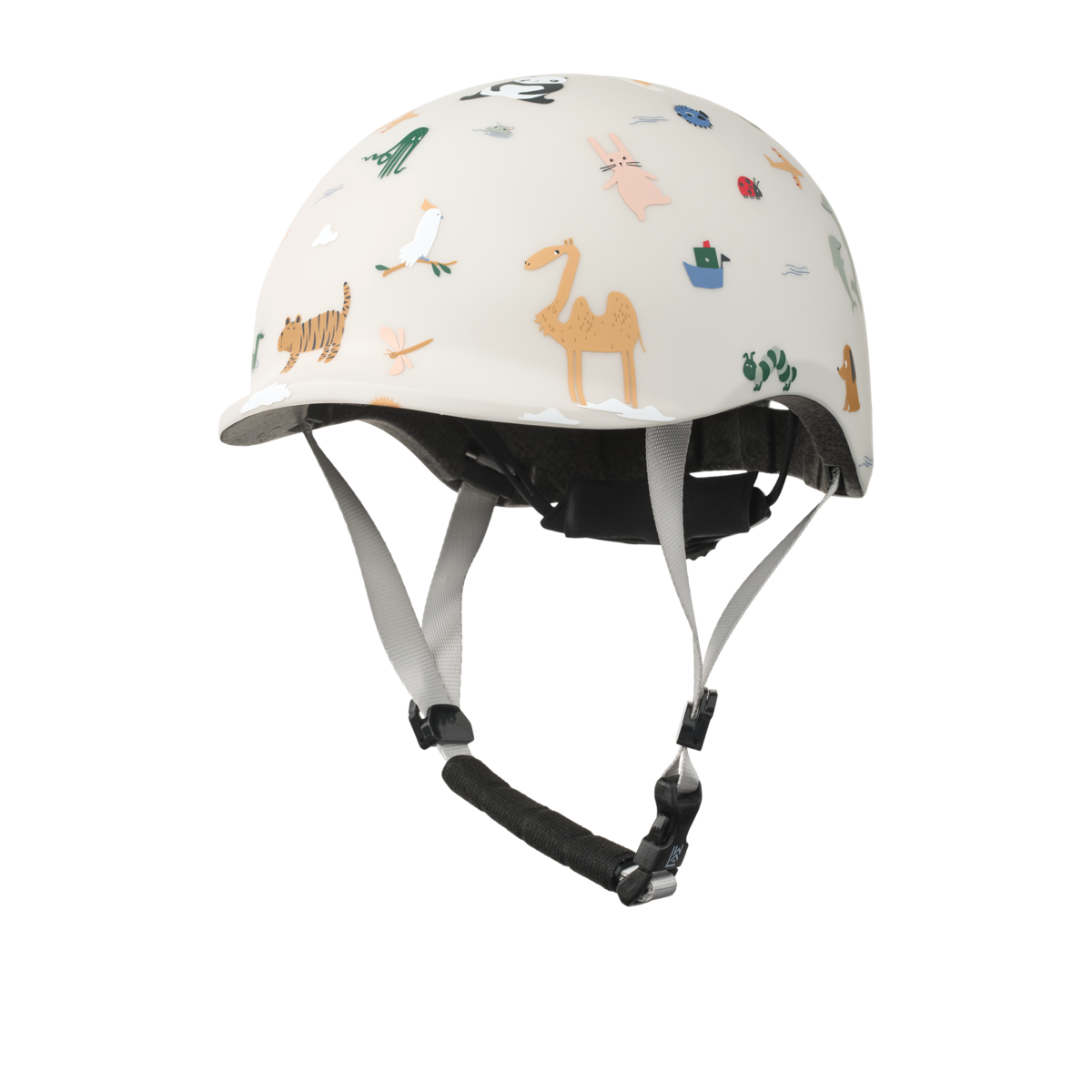 Liewood - Milly Cykelhjelm - Around the world / Sandy - XS/44-48CM - Klar til levering