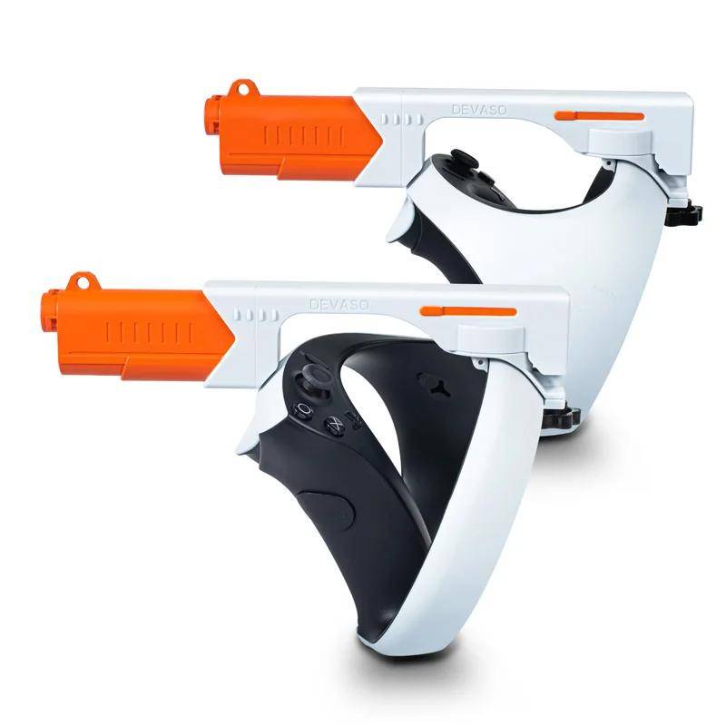 VR-gevärsfäste för PS VR2 Magnetisk Sugkontrollergevärsfäste med Axelrem Olika VR-spel Pistol PSVR2-tillbehör