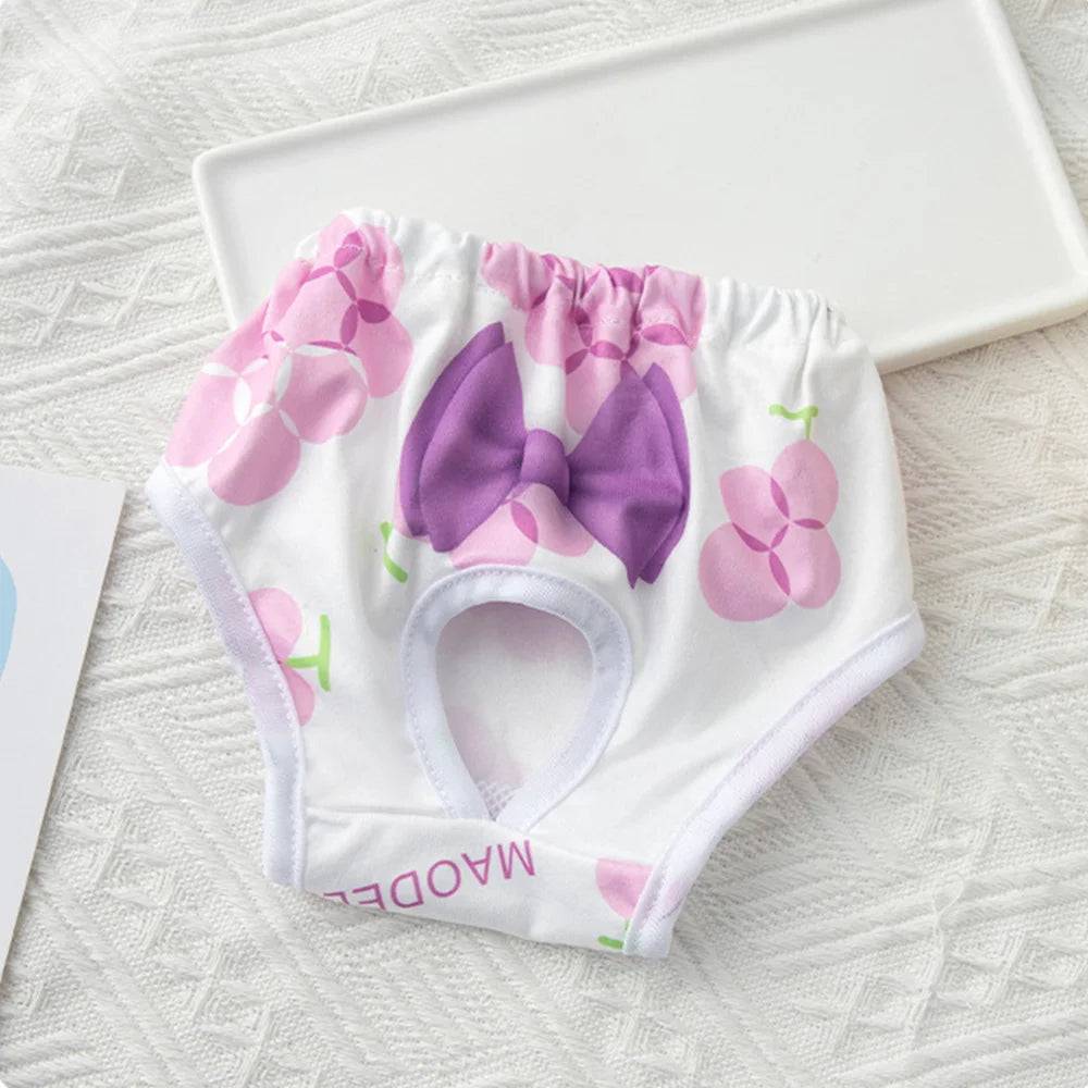 Washable Physiological Pants for Female Dogs & Cats - Purple Grape / M-suit 1.5-3kg / SPC (M-suit 1.5-3kg)