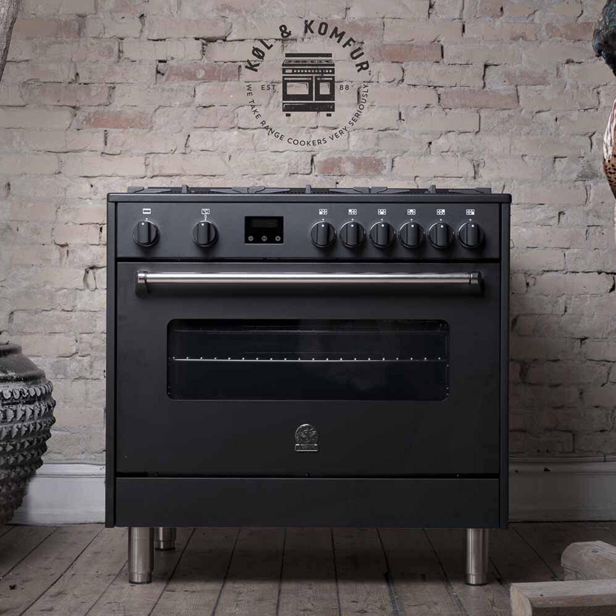 La Germania- Black Beast Gas/Induktion - AMS96L61CZWA - 90 cm.