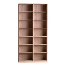 Klim Furniture | 6980 bogreol-Hvidolieret-Eg