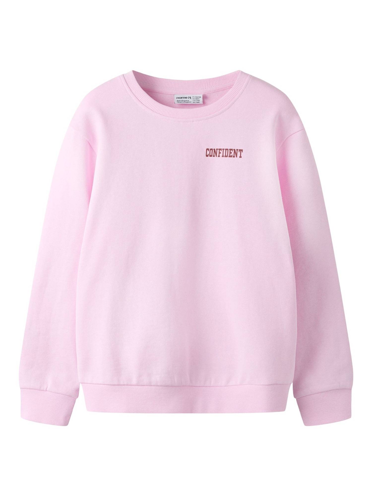 NAME IT Sweatshirt lyserød / bordeaux