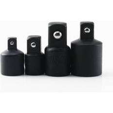 Ståluttag spärromvandlare adapter reducering 1/2 to 3/8 3/8 to 1/4 1/4 to 3/8 3/8 to 1/2 bil cykel garage reparationsverktyg - Alla 4 delarna