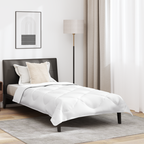 Året runt duvet med kudde 2 pcs Vit Mikrofiber