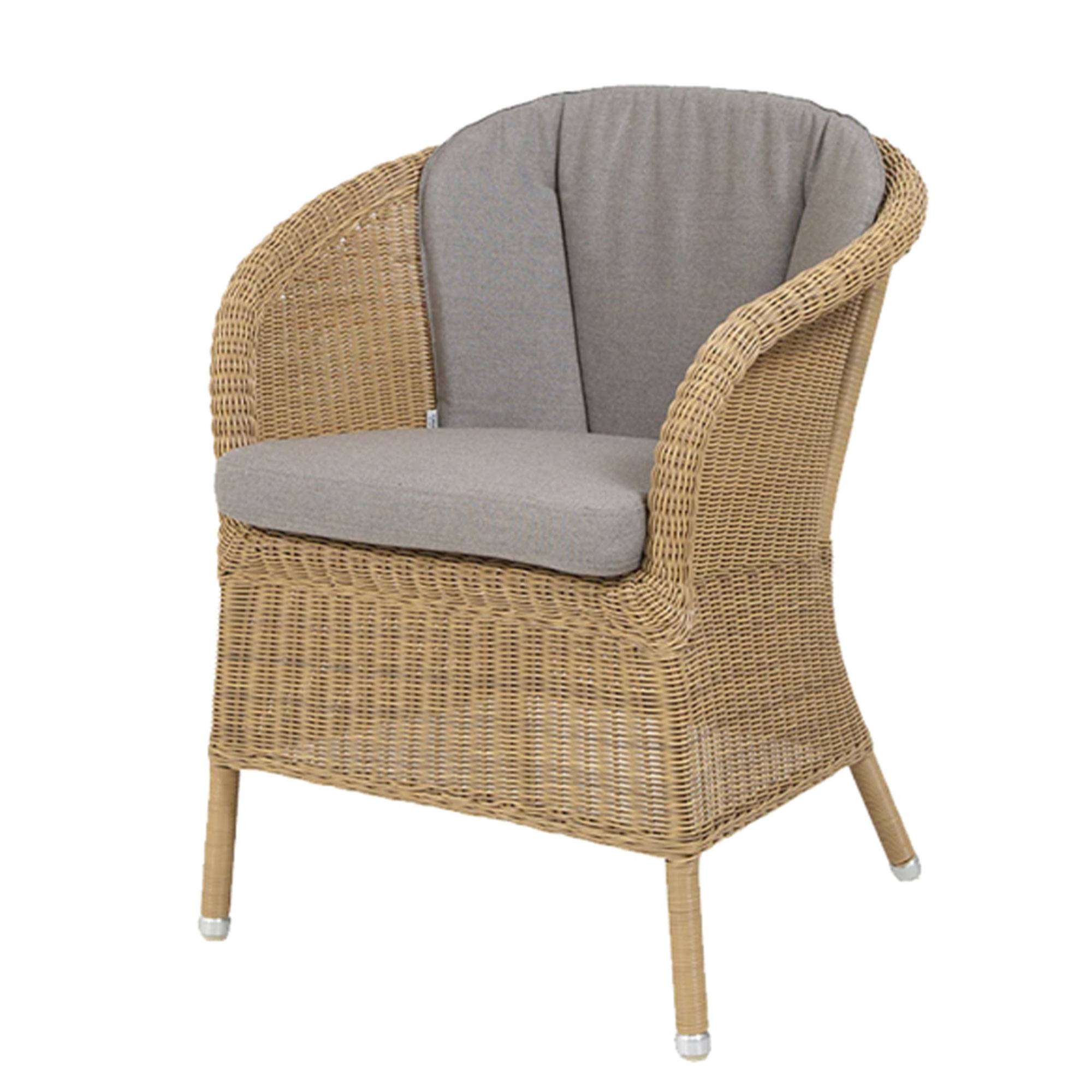 Derby Stol Cane-line Weave, Natural Sæde/Ryg - Taupe, Natté.