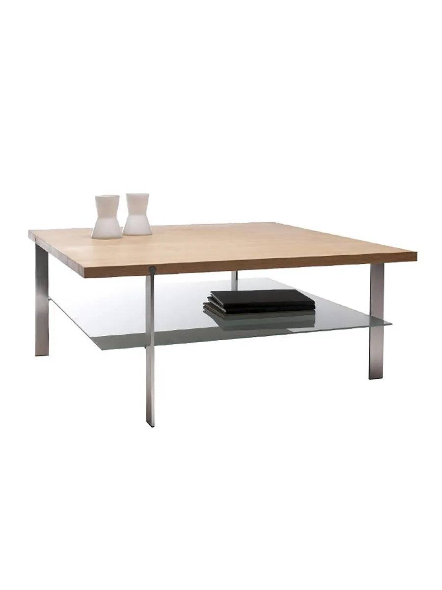 AK 920-942 sofabord fra Naver Collection Lille / Eg olie / Med glashylde - Jacobsen Plus
