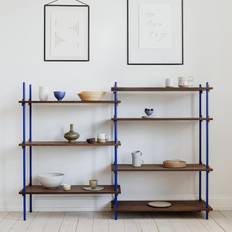 Moebe Reolsystem s.115.2.A - Smoked-Oak/Pine-Green