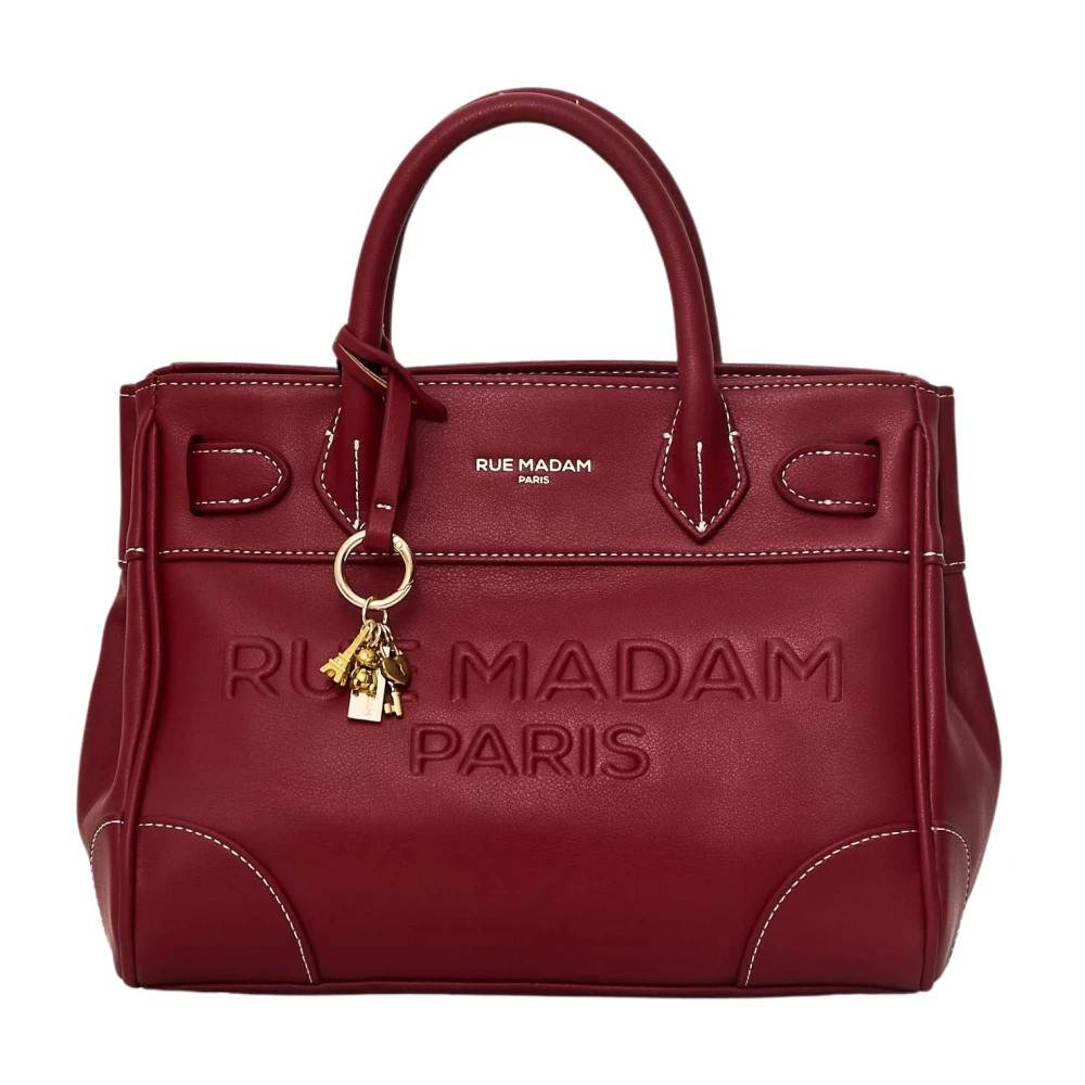 Rue Madam La Maison Mini Tote - Tasker - Dame - Rød - ONE SIZE - Bomuld