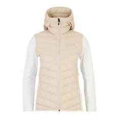 Peak Performance Frost Down Hybrid Hood W Sand Fog/Offwhite (S S) (S)